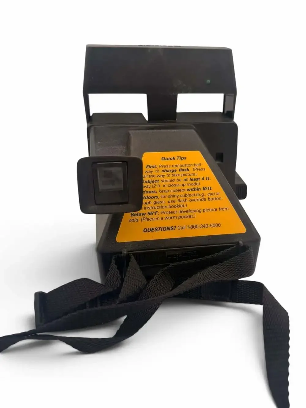 Vintage Polaroid Job Pro 600 Instant Film Camera Black and Yellow